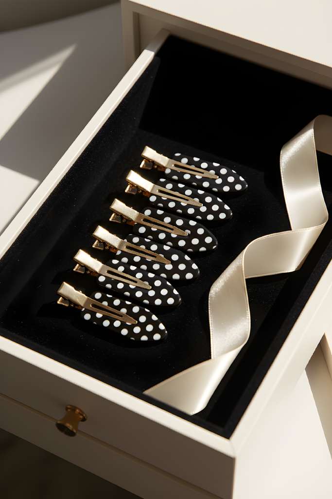 "Dots of Happiness" Barrettes