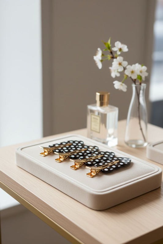 "Dots of Happiness" Barrettes